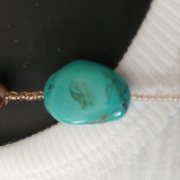 Turquoise Gemstone Necklace - Picture 9 of 10